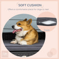 Load image into Gallery viewer, Elevated Rattan Dog House Outdoor with Canopy, Wicker Dog Bed with Water-Resistant Cushion, for Small and Medium Dogs Grey
