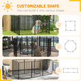Load image into Gallery viewer, Heavy Duty Dog Playpen, 8 Panels Dog Pen, 100cm Height Pet Playpen Exercise Pen, with Door, for Small and Medium, Large Dogs
