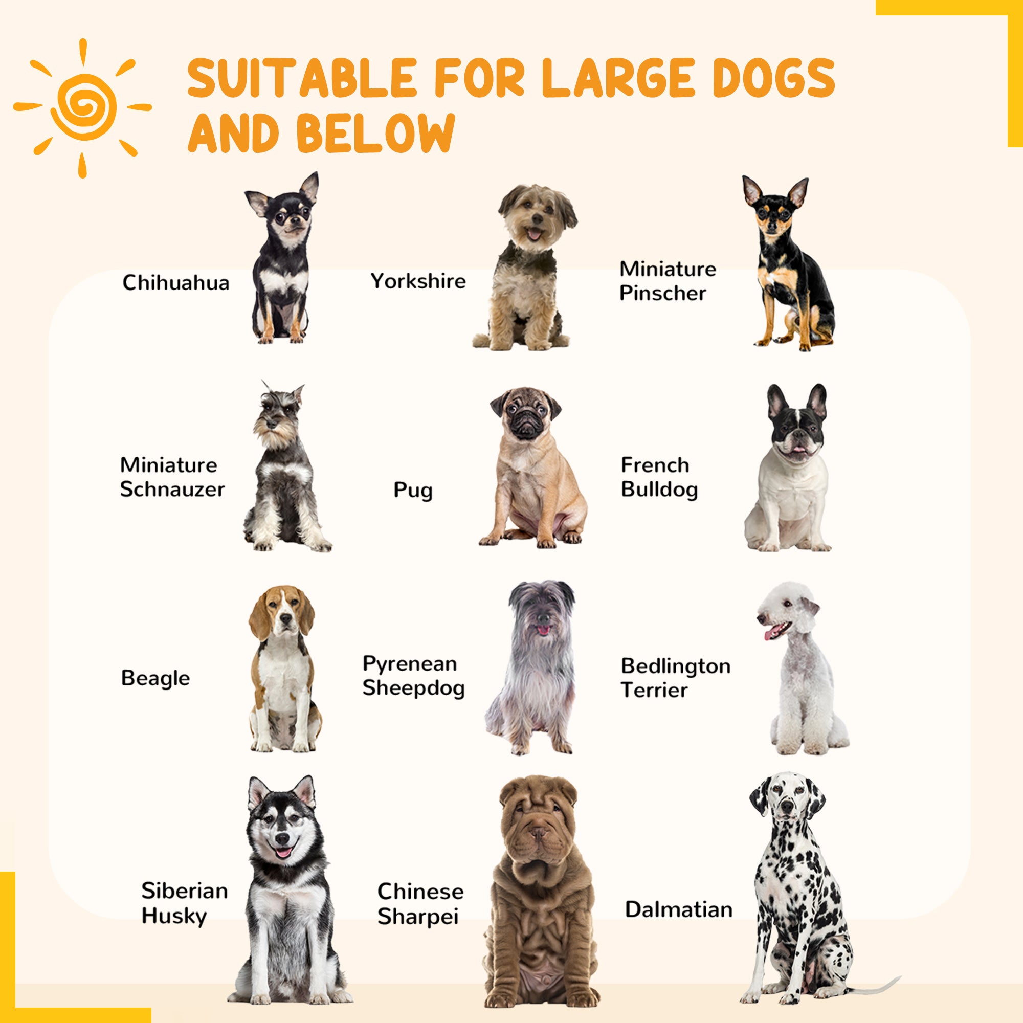 Heavy Duty Dog Playpen, 8 Panels Dog Pen, 100cm Height Pet Playpen Exercise Pen, with Door, for Small and Medium, Large Dogs