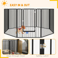 Load image into Gallery viewer, Heavy Duty Dog Playpen, 8 Panels Dog Pen, 100cm Height Pet Playpen Exercise Pen, with Door, for Small and Medium, Large Dogs
