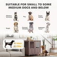Load image into Gallery viewer, Dog Crate Furniture End Table, Pet Kennel for Small and Medium Dogs with Magnetic Door Indoor Animal Cage, Purple, 85 x 55 x 75 cm
