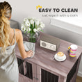Load image into Gallery viewer, Dog Crate Furniture End Table, Pet Kennel for Small and Medium Dogs with Magnetic Door Indoor Animal Cage, Purple, 85 x 55 x 75 cm
