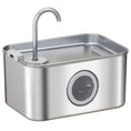 Load image into Gallery viewer, Cat Water Fountain for Drinking, 3.2L Stainless Steel Cat Fountain, Ultra-Silent, Automatic, Visible Water-Level, for Kittens, Dogs and Other Pets
