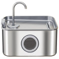 Load image into Gallery viewer, Cat Water Fountain for Drinking, 3.2L Stainless Steel Cat Fountain, Ultra-Silent, Automatic, Visible Water-Level, for Kittens, Dogs and Other Pets
