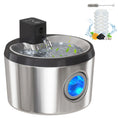 Load image into Gallery viewer, Wireless Cat Water Fountain for Drinking Stainless Steel, 4L/135oz Large Battery Operated Cat Fountain Cordless, Ultra-Quiet Pet Water Dispenser with Motion Sensor, 6 Filters, Rechargeable
