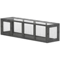 Load image into Gallery viewer, Outdoor Cat Tunnel, 60" Wooden Play Cat Enclosure, Extendable Pet Run with 3 Doors, for Indoor and Outdoor Use, for Kitty, Puppy, Grey
