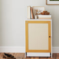 Load image into Gallery viewer, Cat Litter Box Enclosure, Hidden Litter Box Furniture with Pull-Out Tray, Indoor Cat Washroom with Storage Cabinet,  Scratching Mat, Oak
