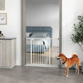 Load image into Gallery viewer, Dog Gate Stair Gate Pressure Fit Pets Barrier Auto Close for Doorway Hallway, 74-100cm Wide Adjustable, White
