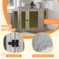 Load image into Gallery viewer, 2 in 1 Dog Crate Furniture, Side Table Dog Kennel with Cushion, Large Door, for Large Dogs - Grey

