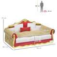Load image into Gallery viewer, Cat Scratching Board, Cardboard Cat Scratcher Lounge Sofa with Catnip, 58 x 29.5 x 29cm
