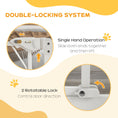 Load image into Gallery viewer, Pressure Fit Safety Gate for Doorways and Staircases, Dog Gate with Auto Closing Door, Pet Barrier for Hallways with Double Locking, Openings 74-100cm - White
