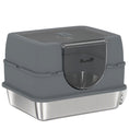 Load image into Gallery viewer, Stainless Steel Cat Litter Box with Lid, High Sided Enclosed Litter Box with Removable Lid, Tray, Scoop, Easy to Clean, Odor Control, Anti-Leakage, Grey
