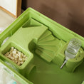 Load image into Gallery viewer, 3-Tier Hamster Cage, Hamster Habitat with Transparent Top, Sand Bathroom, Exercise Wheel, Hideout Room, Tubes, Small Animal Cage for Dwarf Hamster, 45 x 28 x 60 cm, Green
