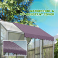 Load image into Gallery viewer, Chicken Run, Large Wooden Walk In Chicken Coop with Waterproof Cover, Split Door, 2 Nesting Boxes, 2 Roosting Bars, Poultry Hen Cage for 6-8 Chickens, Ducks, Geese, Rabbits, 1.7 x 1.8 x 1.8 m
