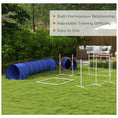 Load image into Gallery viewer, 7Pcs Dog Agility Training Equipment 11.5KG Net Weight, Obstacle Starter Kit with 2 Tunnels, Adjustable Jump Ring, 2 Jumpers, Weave Poles, Pause Box, Carrying Bag, Whistle
