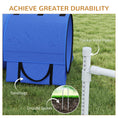 Load image into Gallery viewer, 7Pcs Dog Agility Training Equipment 11.5KG Net Weight, Obstacle Starter Kit with 2 Tunnels, Adjustable Jump Ring, 2 Jumpers, Weave Poles, Pause Box, Carrying Bag, Whistle
