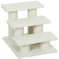 Load image into Gallery viewer, 3-Step Multi-Level Carpeted Cat Scratching Post Pet Stairs, Beige
