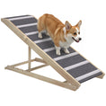 Load image into Gallery viewer, Dog Ramp For Couch, Folding Pet Ramp for Bed, 4 Adjustable Height from 16" to 23.5", Pet Steps with Non-Slip Carpet for Small to Large Dogs, Suitable for Sofa
