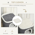 Load image into Gallery viewer, Cat Barrel Scratching Post Cat Tree for Indoor Cats Kitten Climbing Frame Pet Play Tower Soft Plush & Lamb Fleece Grey
