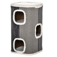 Load image into Gallery viewer, Cat Barrel Scratching Post Cat Tree for Indoor Cats Kitten Climbing Frame Pet Play Tower Soft Plush & Lamb Fleece Grey
