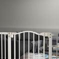Load image into Gallery viewer, Pressure Fit Dog Stair Gate No Drilling Safety Gate Auto Close for Doorways, Hallways, 74-94cm Adjustable, 94cm Tall, White
