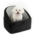 Charger l'image dans la visionneuse de la galerie, Dog Car Seat, Dog Booster Car Seat for Small Breeds Under 10kg, Portable Pet Travel Bed Detachable Washable with Adjustable Leash, Storage Pockets, Grey
