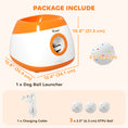 Charger l'image dans la visionneuse de la galerie, Automatic Dog Ball Launcher for Large Medium Dogs, Upgraded 26-59-79ft Outdoor Ball Launcher with 3* 2.5inch ETPU Balls Play Toys, Interactive Dog Toys for Indoor Outdoor
