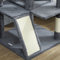 Load image into Gallery viewer, 63" Cat Tree, Cat Tower for Indoor Cats with Scratching Posts, Cat Condos, Bed, Platforms, Ramp, Toy Ball, Cat Activity Center, Dark Grey
