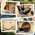 Load image into Gallery viewer, Dog Stroller, One-click Folding Pet Stroller with Cup Holder, 4 Wheels Travel Carrier w/ Brakes, 360° Swiveling Front Wheels, Storage Basket, for XS/Small Dogs Cats, Coffee
