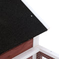 Load image into Gallery viewer, Rabbit Hutch Outdoor Wooden Guinea Pig Hutch Rabbit Run Bunny Cage Small Animal House Pull-Out Tray, Brown, 122 x 62.6 x 92 cm
