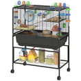 Load image into Gallery viewer, Hamster Cage with Deep Tray, 3 Tier Rolling Rat Cage with Storage Shelf, Big Exercise Wheel, Tube System, Hut, Platforms, Ramps, Food Dish, Water Bottle, for Syrian, Gerbil, Mouse
