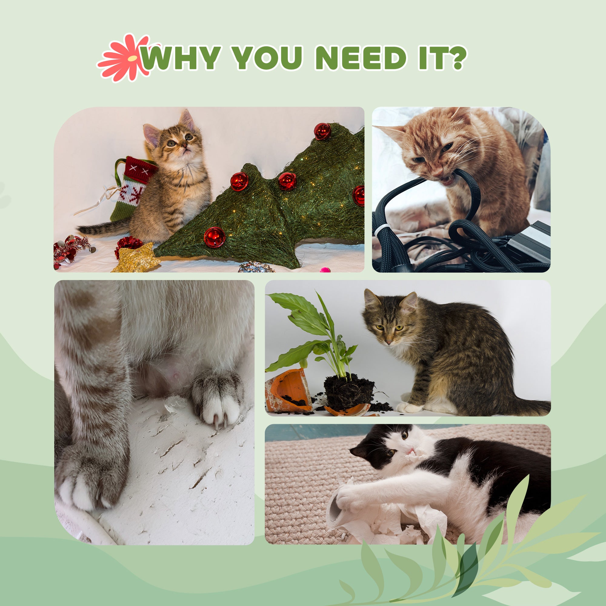 Floor to Ceiling Cat Tree, 4 Tiers Cat Tower, Adjustable Height 89-100", Tall Kitty Climbing Tower w/ Scratching Post, Condo, Bed, Perches, Dangling Ball for Indoor Kittens