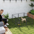 Load image into Gallery viewer, 8 Panels Dog Playpen, 22"W x 24"H Heavy Duty Pet Fence with Door & Strap for Indoor Outdoor Backyard Garden, Portable & Foldable Puppy Pet Playpen for Small Dogs
