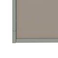 Load image into Gallery viewer, Raised Dog Bowls, Pet Feeding Storage Station with Two Stainless Steel Bowls, Base, for Large Dogs, Grey
