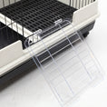 Load image into Gallery viewer, 45"H 4-Level Small Animal Cage Rabbit Hutch with Universal Lockable Wheels, Slide-out Tray for Bunny, Chinchillas, Ferret, Black
