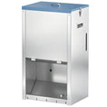 Load image into Gallery viewer, 50lbs Automatic Dog Feeder, Galvanized Gravity Pet Feeder with Lockable Clear Door, Indoor and Outdoor Use, Wall Mountable, Portable Handles, Auto Dog Food Dispenser for Large Breeds
