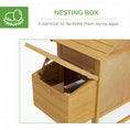 Load image into Gallery viewer, Small Chicken Coop with Run Hen House Poultry Coops Cages Nesting Box Wood 150.5 x 54 x 87cm
