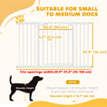 Load image into Gallery viewer, 30"-51" Baby Gate, 30"H Pet Gate with 3 Extension Kit, Auto-Close, Two-Way Open, Pressure Mounted for Stair, Doorways and Hallways, Black
