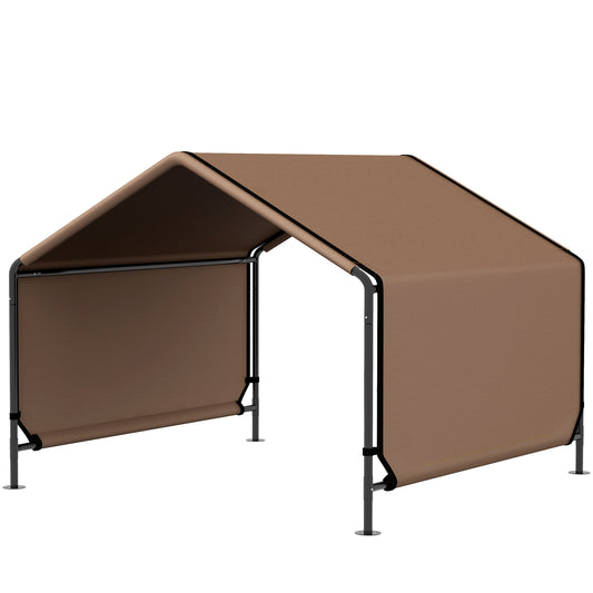 Dog Shade Shelter, Portable Pet Tent, Water Resistant Dog House for Shade Protection, Outdoor, Garden, Patio, Backyard, Brown