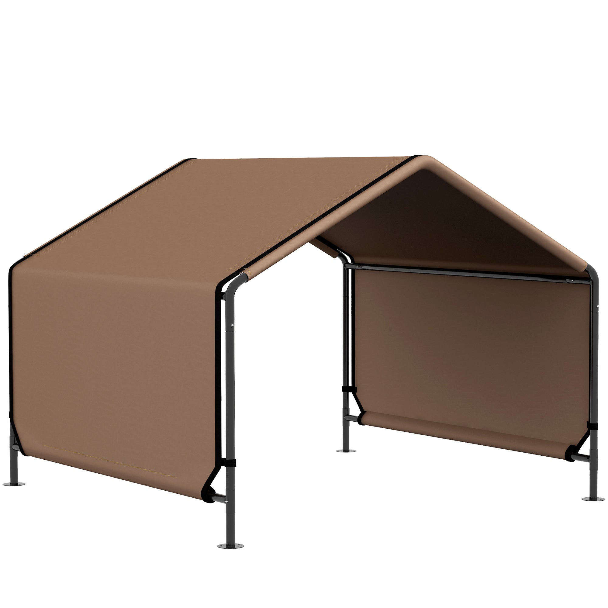 Dog Shade Shelter, Portable Pet Tent, Water Resistant Dog House for Shade Protection, Outdoor, Garden, Patio, Backyard, Brown