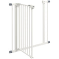 Load image into Gallery viewer, Dog Gate Stair Gate Pressure Fit Pets Barrier Auto Close for Doorway Hallway, 74-80cm Wide Adjustable, White
