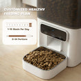 Load image into Gallery viewer, Automatic Cat Feeder w/ Stainless Steel Bowl, 4.5L WiFi Cat Food Dispenser with Timer Up to 10 Meals, Voice Recorder, Programmable Auto Pet Feeder with Portion Control, for Multi-Kittens
