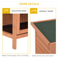 Load image into Gallery viewer, Rabbit Hutch Outdoor Guinea Pig Hutch Bunny Cage with No-Leak Trays, Divider, 136 x 50 x 93cm, Orange
