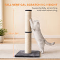 Load image into Gallery viewer, Cat Scratching Post, 80cm Tall Cat Scratch Post with Sisal Rope, Plush Base, Lightweight Claw Scratcher for Indoor Kittens, Dark Grey
