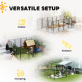 Load image into Gallery viewer, 16 Panels Dog Playpen, 27"W x 39.5"H Heavy Duty Pet Fence with Door & Strap for Indoor Outdoor Backyard Garden, Portable & Foldable Puppy Pet Pen for Large Dogs
