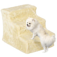 Load image into Gallery viewer, Dog Steps for Sofa, 3 Steps Dog Stairs, Pet Stairs, with Washable Plush Cover, for Small Breeds, Cats - Beige
