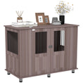 Load image into Gallery viewer, Dog Crate Furniture End Table, Pet Kennel for Extra Large Dogs with Magnetic Door Indoor Animal Cage, Purple, 114 x 60 x 82 cm
