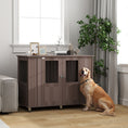 Load image into Gallery viewer, Dog Crate Furniture End Table, Pet Kennel for Extra Large Dogs with Magnetic Door Indoor Animal Cage, Purple, 114 x 60 x 82 cm
