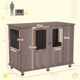 Load image into Gallery viewer, Dog Crate Furniture End Table, Pet Kennel for Extra Large Dogs with Magnetic Door Indoor Animal Cage, Purple, 114 x 60 x 82 cm
