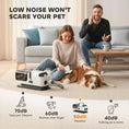 Load image into Gallery viewer, Dog Grooming Vacuum & Dryer Kit, 5 in 1 Dog Hair Dryer with Clippers for Thick Short Long Hair Shedding Brush, 12000 Pa Suction Power Vacuum, 4 Modes Blow Temperature
